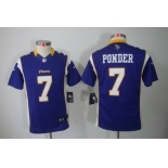 nike youth nfl jerseys minnesota vikings #7 christian ponder purple[nike limited]