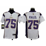 nike youth nfl jerseys minnesota vikings #75 kalil white[nike]