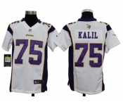 nike youth nfl jerseys minnesota vikings #75 kalil white[nike]