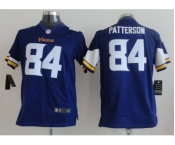 nike youth nfl jerseys minnesota vikings #84 patterson purple[2013 nike]