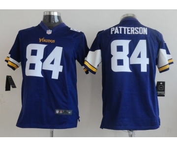 nike youth nfl jerseys minnesota vikings #84 patterson purple[2013 nike]