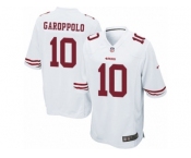 Men Nike San Francisco 49ers #10 Jimmy Garoppolo Game White NFL Jersey