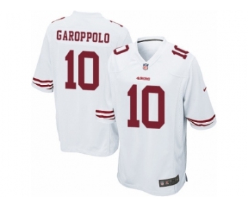 Men Nike San Francisco 49ers #10 Jimmy Garoppolo Game White NFL Jersey