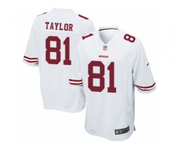 Men Nike San Francisco 49ers #81 Trent Taylor Game White NFL Jersey