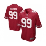 Men San Francisco 49ers #99 DeForest Buckner Scarlet 2016 Draft Pick Game Jersey