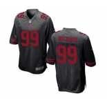 Men San Francisco 49ers #99 Deforest Buckner Black Game Jersey