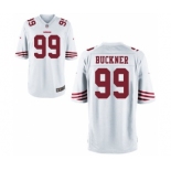 Men San Francisco 49ers #99 Deforest Buckner White Game Jersey