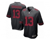 Men's Nike San Francisco 49ers #13 Aaron Burbridge Game Black Alternate NFL Jersey