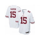 Men's Nike San Francisco 49ers #15 Pierre Garcon Game White NFL Jersey