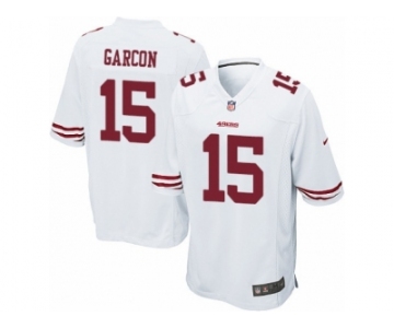 Men's Nike San Francisco 49ers #15 Pierre Garcon Game White NFL Jersey