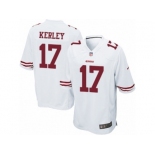 Men's Nike San Francisco 49ers #17 Jeremy Kerley Game White NFL Jersey