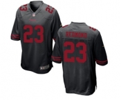 Men's Nike San Francisco 49ers #23 Will Redmond Game Black NFL Jersey