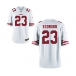 Men's Nike San Francisco 49ers #23 Will Redmond Game White NFL Jersey