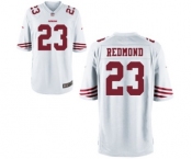 Men's Nike San Francisco 49ers #23 Will Redmond Game White NFL Jersey