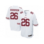 Men's Nike San Francisco 49ers #26 Rashard Robinson Game White NFL Jersey