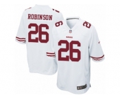 Men's Nike San Francisco 49ers #26 Rashard Robinson Game White NFL Jersey