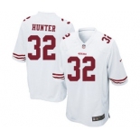 Men's Nike San Francisco 49ers #32 Kendall Hunter Game White NFL Jersey