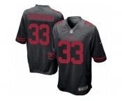 Men's Nike San Francisco 49ers #33 Rashard Robinson Game Black Alternate NFL Jersey