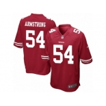 Men's Nike San Francisco 49ers #54 Ray-Ray Armstrong Game Red Team Color NFL Jersey