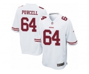 Men's Nike San Francisco 49ers #64 Mike Purcell Game White NFL Jersey