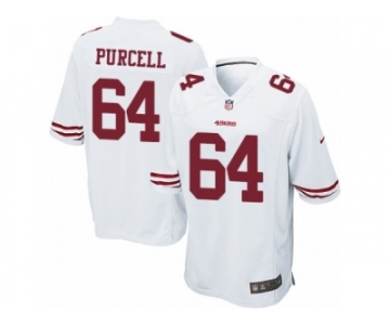 Men's Nike San Francisco 49ers #64 Mike Purcell Game White NFL Jersey