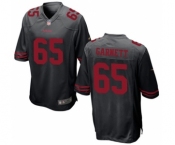 Men's Nike San Francisco 49ers #65 Joshua Garnett Game Black NFL Jersey