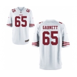 Men's Nike San Francisco 49ers #65 Joshua Garnett Game White NFL Jersey