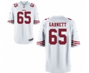 Men's Nike San Francisco 49ers #65 Joshua Garnett Game White NFL Jersey