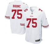 Men's Nike San Francisco 49ers #75 Alex Boone Game White NFL Jersey