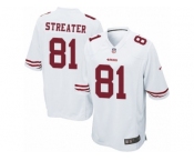 Men's Nike San Francisco 49ers #81 Rod Streater Game White NFL Jersey