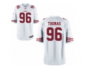 Men's Nike San Francisco 49ers #96 Solomon Thomas Game White NFL Jersey