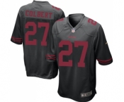 Men's San Francisco 49ers #27 Adrian Colbert Game Black Football Jersey