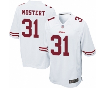 Men's San Francisco 49ers #31 Raheem Mostert Game White Football Jersey