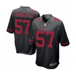 Men's San Francisco 49ers #57 Dre Greenlaw Game Black Football Jersey