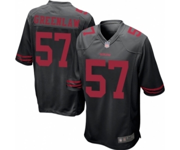 Men's San Francisco 49ers #57 Dre Greenlaw Game Black Football Jersey