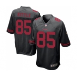 Men's San Francisco 49ers #85 George Kittle Game Black Football Jersey