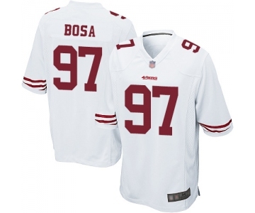 Men's San Francisco 49ers #97 Nick Bosa Game White Football Jersey