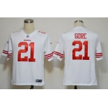 NIKE NFL Jerseys San Francisco 49ers #21 Frank Gore white [Game]