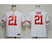 NIKE NFL Jerseys San Francisco 49ers #21 Frank Gore white [Game]