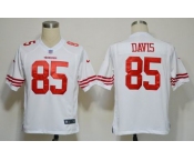 NIKE NFL Jerseys San Francisco 49ers #85 Vernon Davis white[Game]