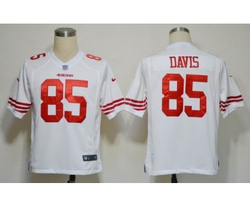 NIKE NFL Jerseys San Francisco 49ers #85 Vernon Davis white[Game]