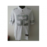 Nike San Francisco 49ers #52 Patrick Willis White Platinum jerseys