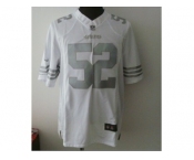 Nike San Francisco 49ers #52 Patrick Willis White Platinum jerseys