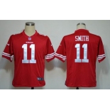 nike nfl jerseys san francisco 49ers #11 smith red[game]