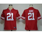 nike nfl jerseys san francisco 49ers #21 gore red[game]