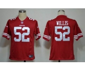 nike nfl jerseys san francisco 49ers #52 willis red[game]