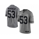 nike nfl jerseys san francisco 49ers #53 bowman gray[game]