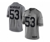 nike nfl jerseys san francisco 49ers #53 bowman gray[game]