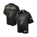 nike nfl jerseys san francisco 49ers #7 colin kaepernick black gold collection[game]