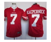 nike nfl jerseys san francisco 49ers #7 kaepernick red[game]